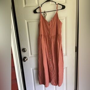 Women's linen Button-Down Dress